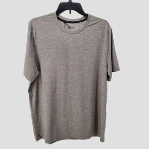 VRVST ICON Tee Mens Large Grey Heather Short Sleeve Stretch Moisture Wicking